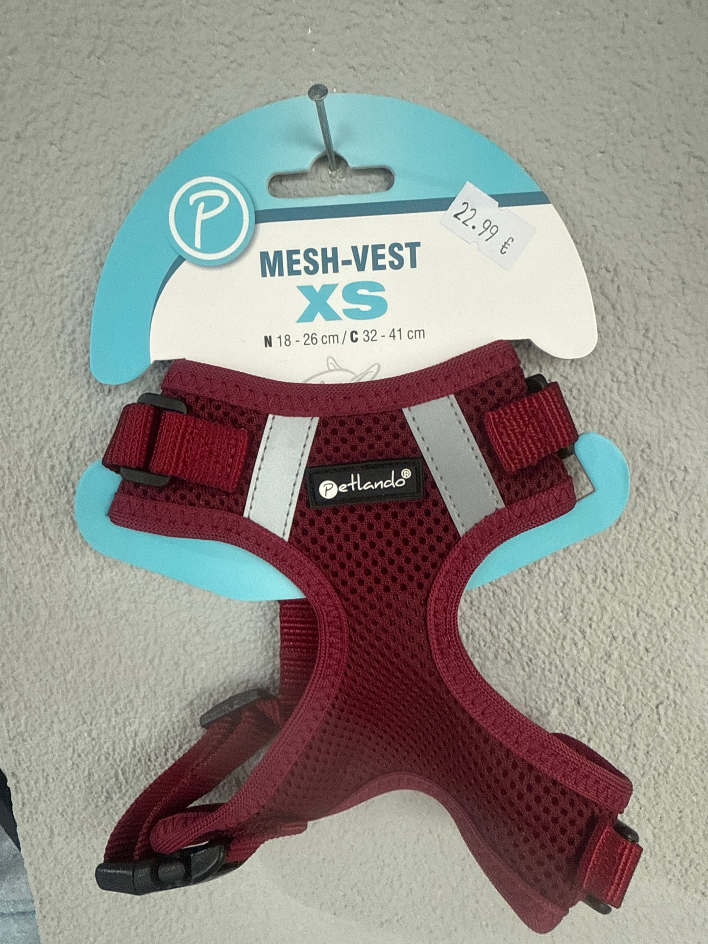 Geschirr Mesh-Vest Größe XS